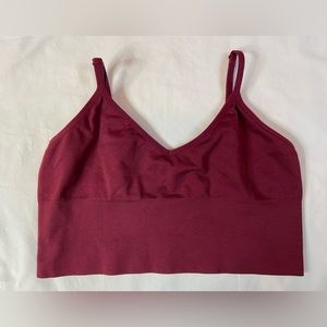 Maroon‎ Bralette, Adjustable Straps, Gtreat Color